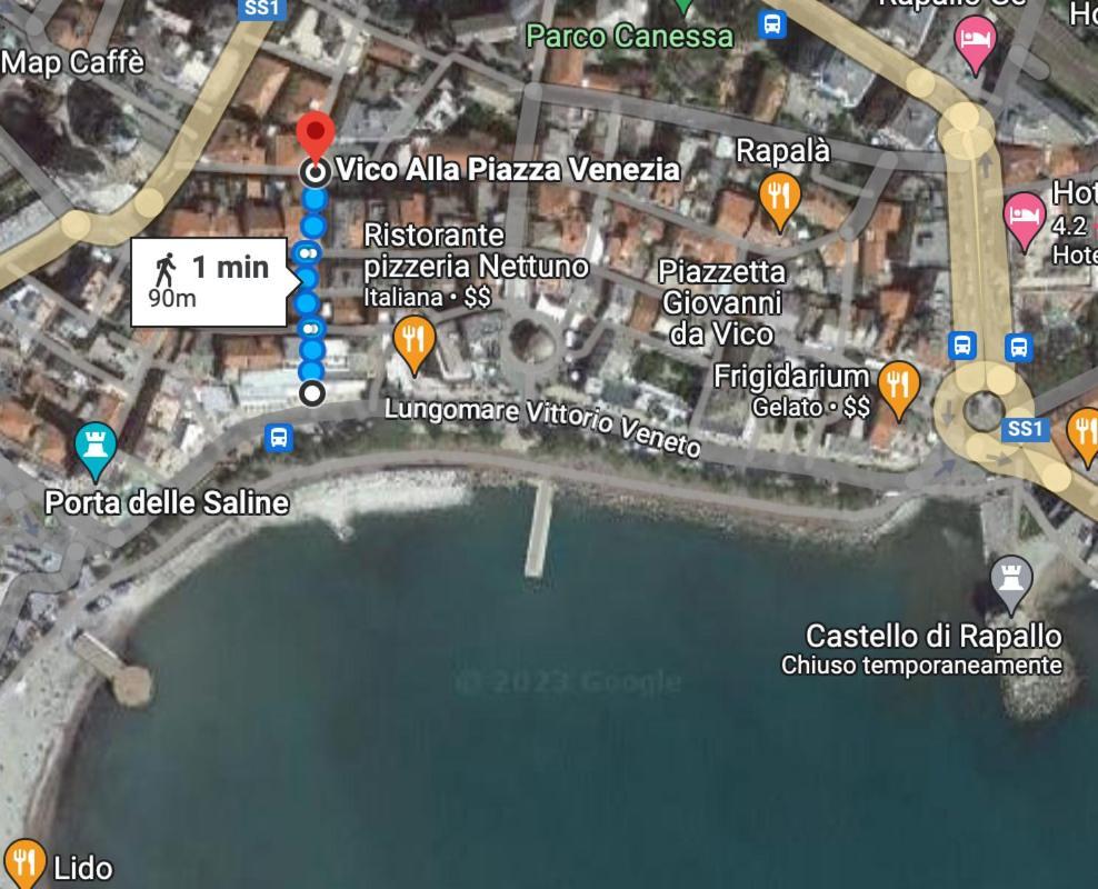 Apartmán Casa Nandina In Centro Rapallo Exteriér fotografie
